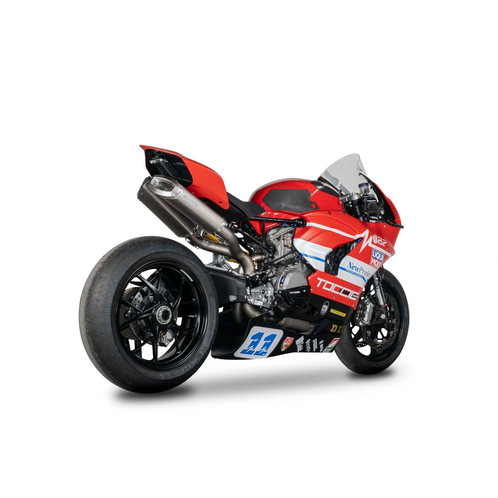 Ducati Panigale 959 / V2 (16-24) komplet udstødning, titanium – Spark – produktdetalje fra alternativ vinkel, billede 9