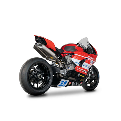Ducati Panigale 959 / V2 (16-24) komplet udstødning, titanium – Spark – produktdetalje fra alternativ vinkel, billede 9