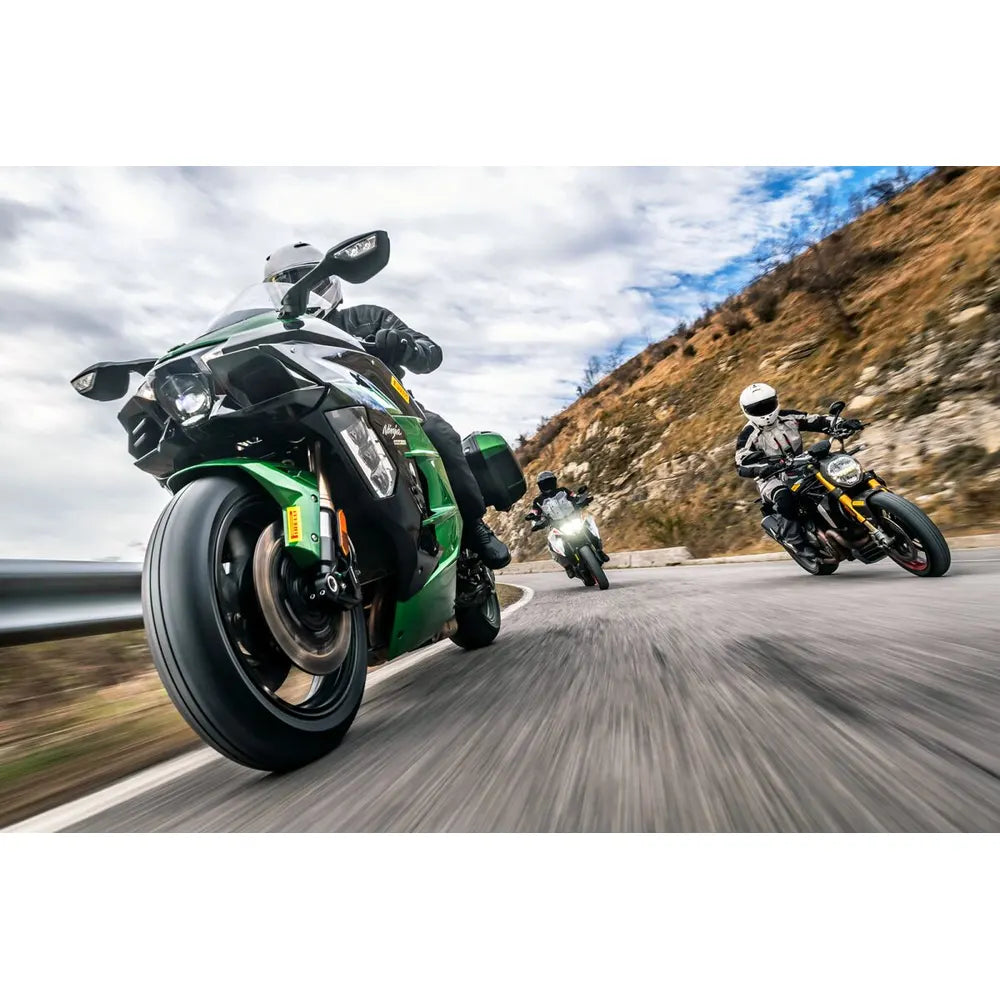 Pirelli Angel GT II 120/60 ZR17 (55W) TL – fordæk – detaljer af profil og konstruktion på Pirelli Angel GT II hos Mo2parts.