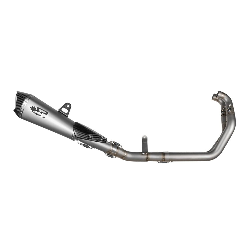 Aprilia RS 660 / Tuono 660 (20-26) Konix Evo komplet udstødning, titanium – Spark – fritlagt produktvisning