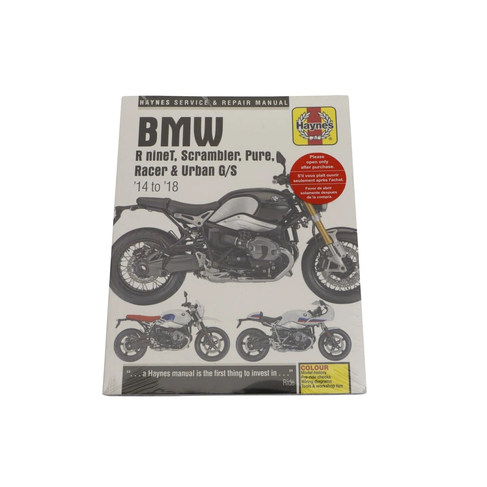 BMW R nineT-serien (2014–2018) værkstedshåndbog – Haynes – Haynes værkstedsmanual til service og reparation