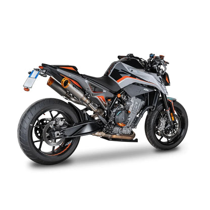 KTM 790/890 Duke (18-24) Dyno slip-on, titanium – Spark – produktdetalje fra alternativ vinkel, billede 2
