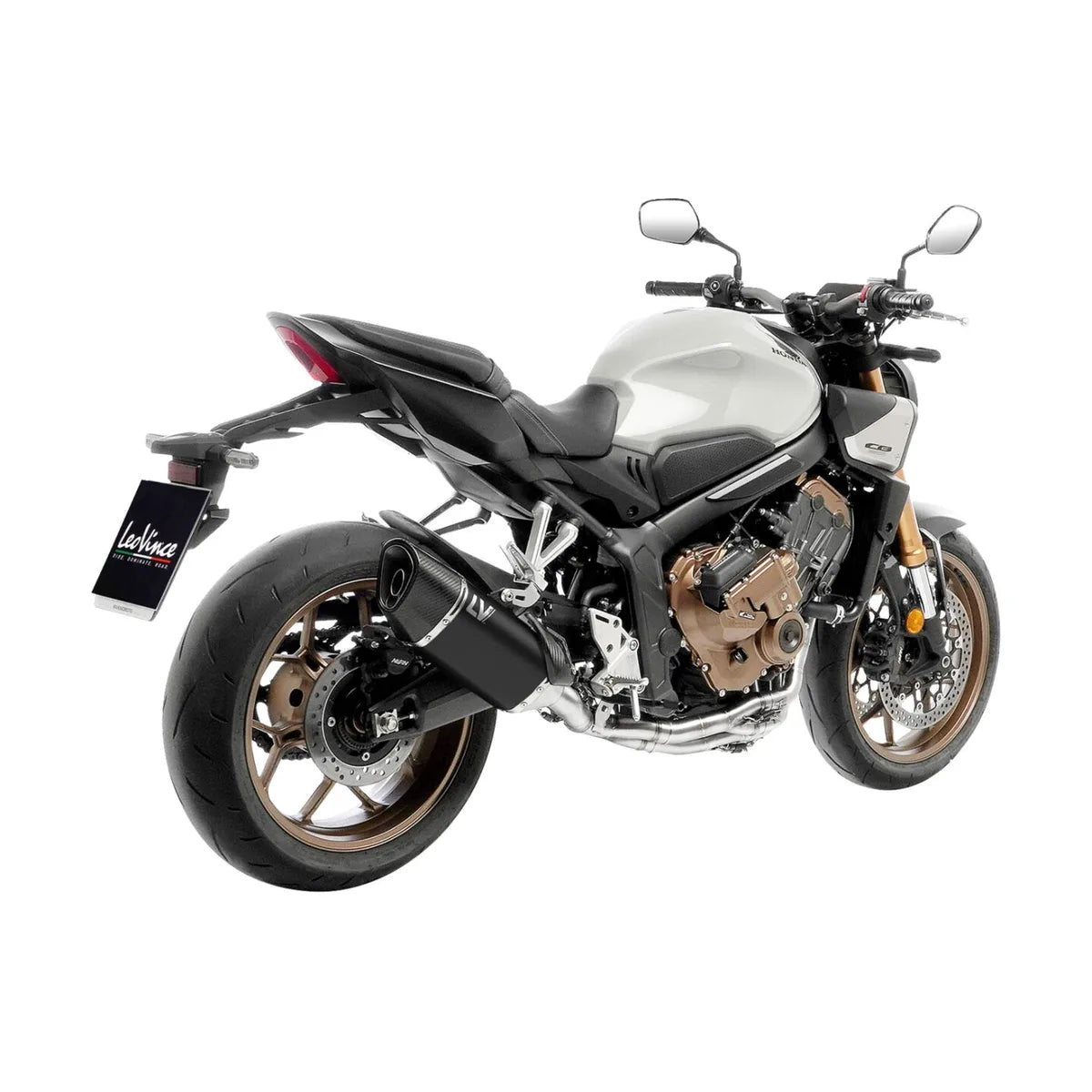 Honda CBR650R (19-26) m.fl. LeoVince LV-14 R komplet udstødning – rustfri – mat sort – ekstra produktvisning af udstødningssystem, design og detaljer 2