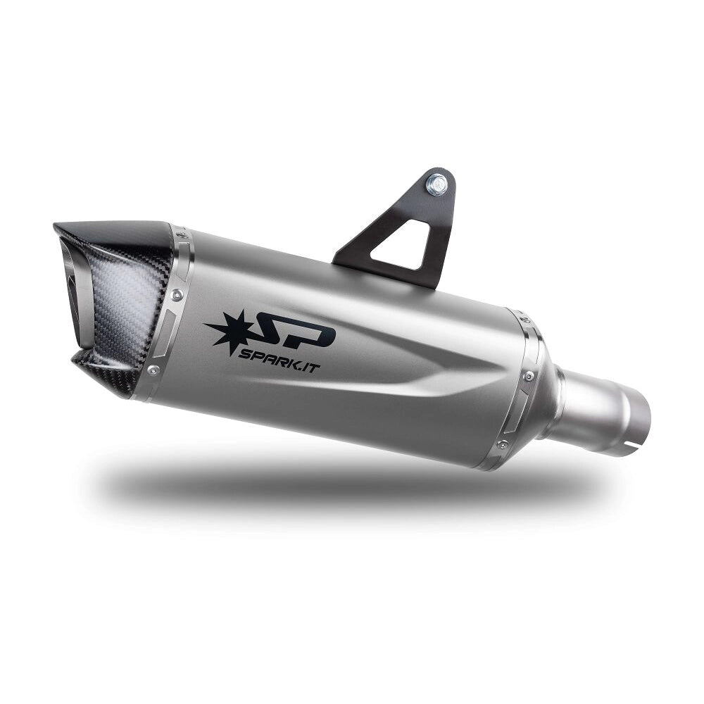 BMW R 1300 GS (23-26) Force Evo slip-on, titanium – Spark – fritlagt produktvisning