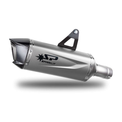BMW R 1300 GS (23-26) Force Evo slip-on, titanium – Spark – fritlagt produktvisning