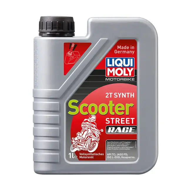 2-takts scooterolie – LIQUI MOLY Motorbike 2T Synth Scooter Race – Fuldsyntetisk – 1 L