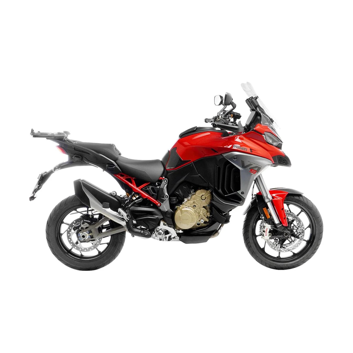Ducati Multistrada V4 1200 (25-26) LeoVince link pipe – rustfri