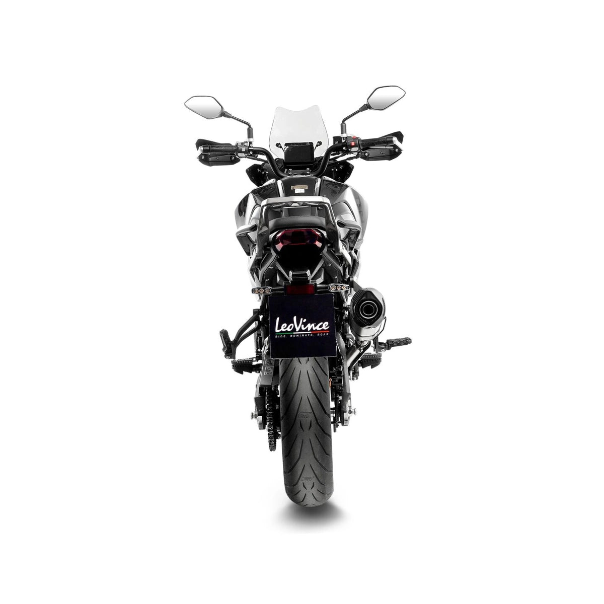 Benelli TRK 702 X (23-24) m.fl. LeoVince LV One EVO slip-on – rustfri – ekstra produktvisning af lyddæmper, finish og detaljer 5