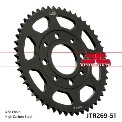 Bagtandhjul 51T, 428 – stål, JTR269.51 – JT Sprockets