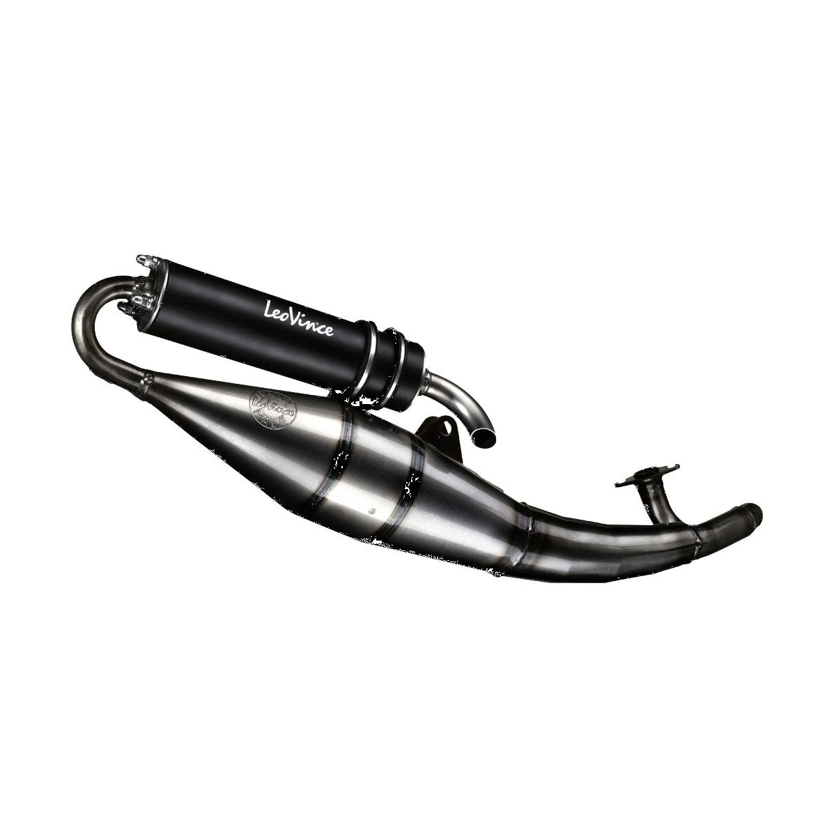 Aprilia SR 50 R LC DITECH (05-12) m.fl. LeoVince Hand Made TT komplet udstødning – rustfri