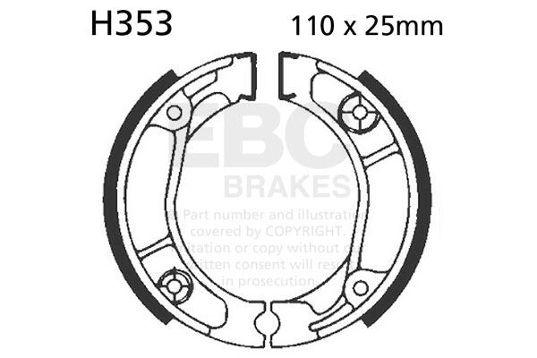 EBC H353 bremsebakker – alternativ produktvisning