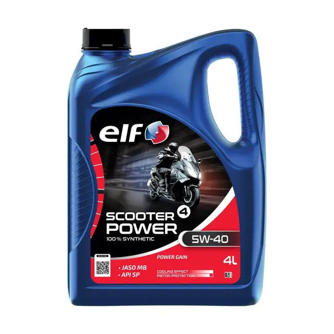 ELF Scooter 4 Power 5W-40 4-takts scooterolie – 4 L