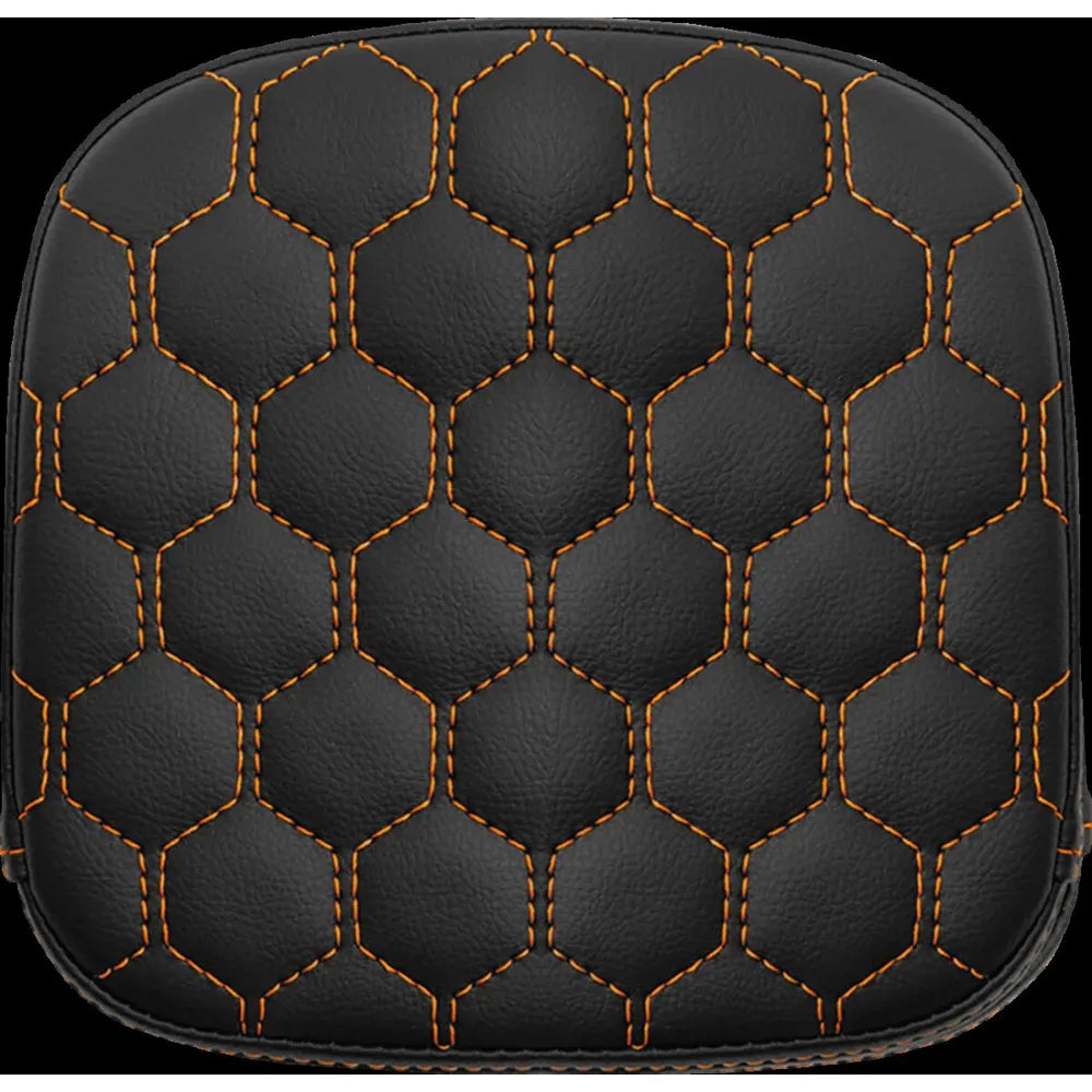 Harley-Davidson (24-26) sissy bar pude Honeycomb/ Orange Stitching – Saddlemen