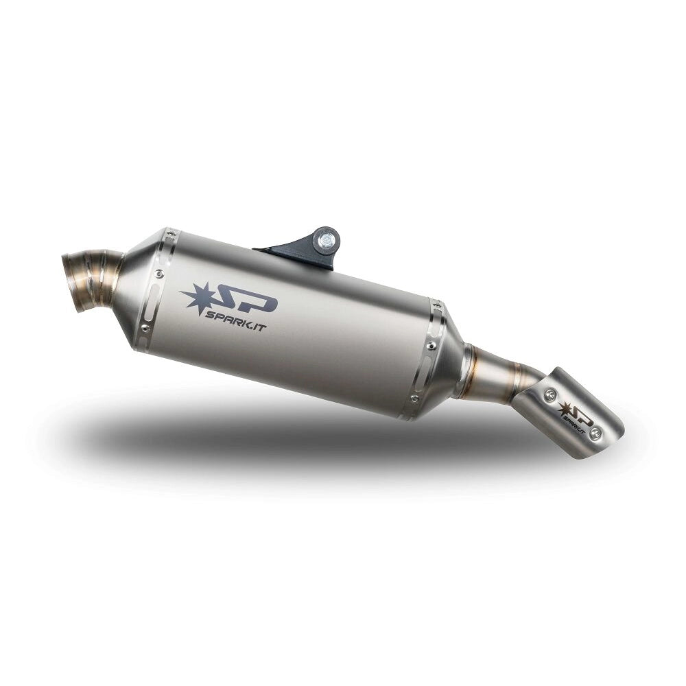 Aprilia Tuareg 660 (22-26) Dakar slip-on, titanium – Spark – fritlagt produktvisning