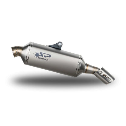 Aprilia Tuareg 660 (22-26) Dakar slip-on, titanium – Spark – fritlagt produktvisning