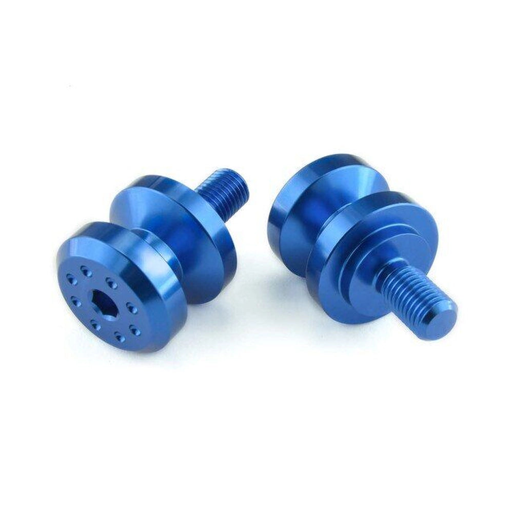Paddock-spools, M6 x 1,0 (M6 x 1.0), 2 stk. – 7075-T6 aluminium, blå, BOB6 – Pro-Bolt