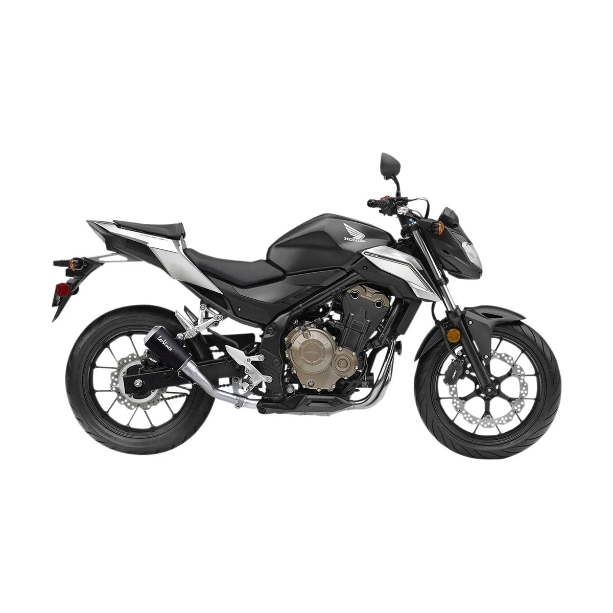 Honda CB500F (16-19) m.fl. LeoVince LV-10 slip-on – rustfri