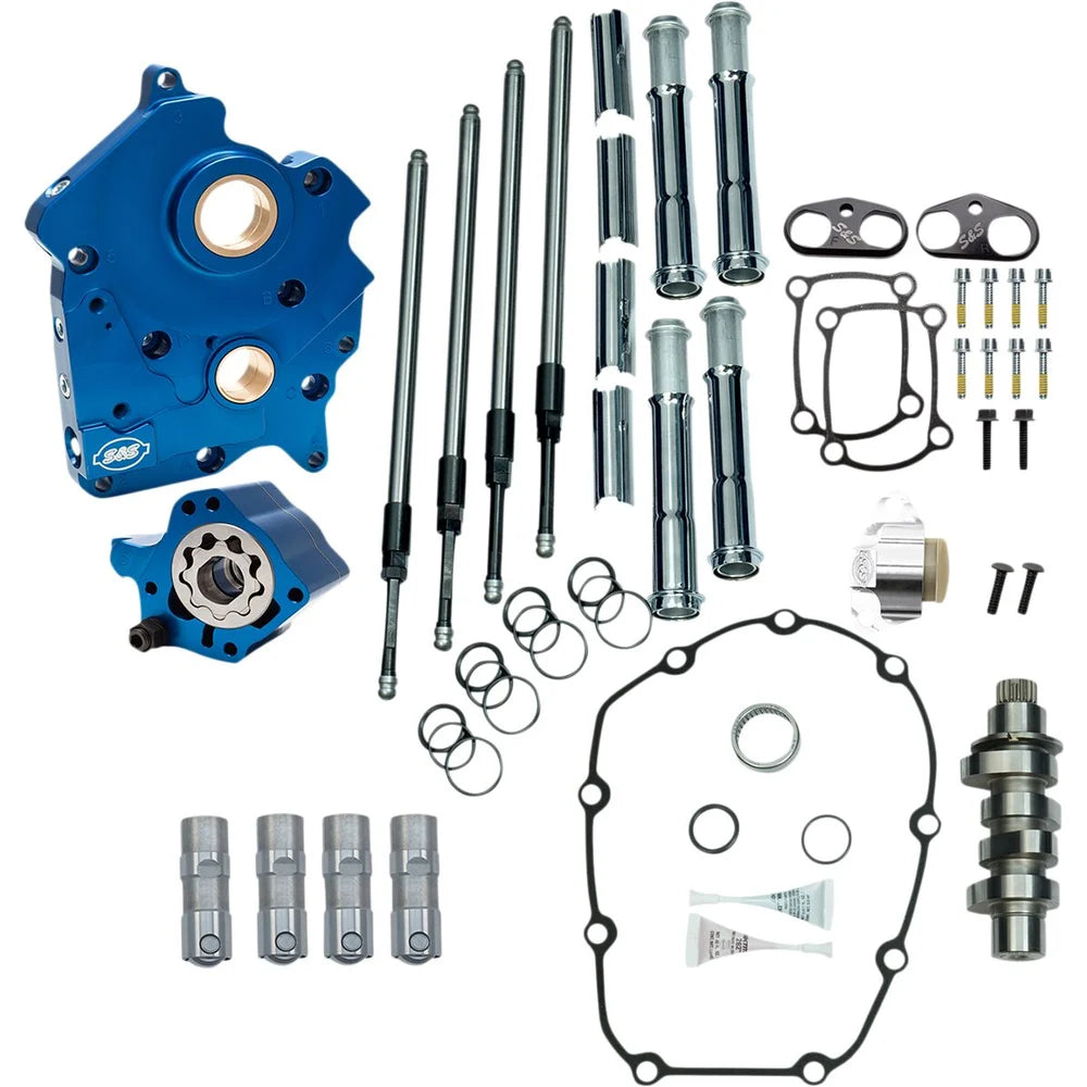 Harley-Davidson modeller (17-26) 465C Chain Drive Cam Chest Kit, chrome pushrod tubes – S&S Cycle