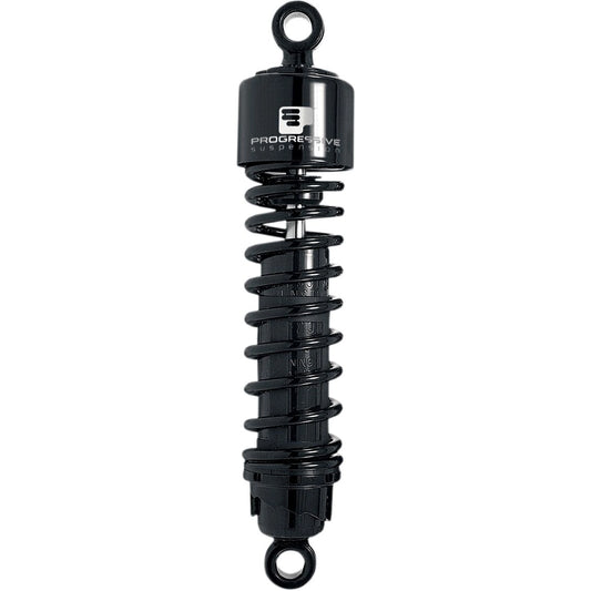 Harley-Davidson modeller (80-06) 412 Series støddæmpersæt, 305 mm, Heavy Duty, sort – Progressive Suspension støddæmper til mere kontrol og komfort