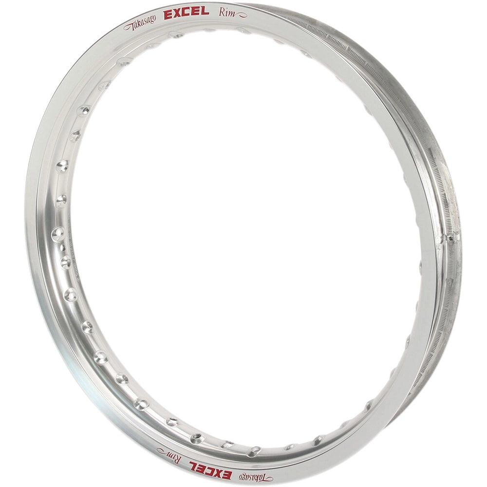 Excel Takasago MX/Enduro fælg 19x2.15, bag, 32H til Honda 2002–2024 – sølv – Excel hjuldel til MX, Enduro eller Supermoto
