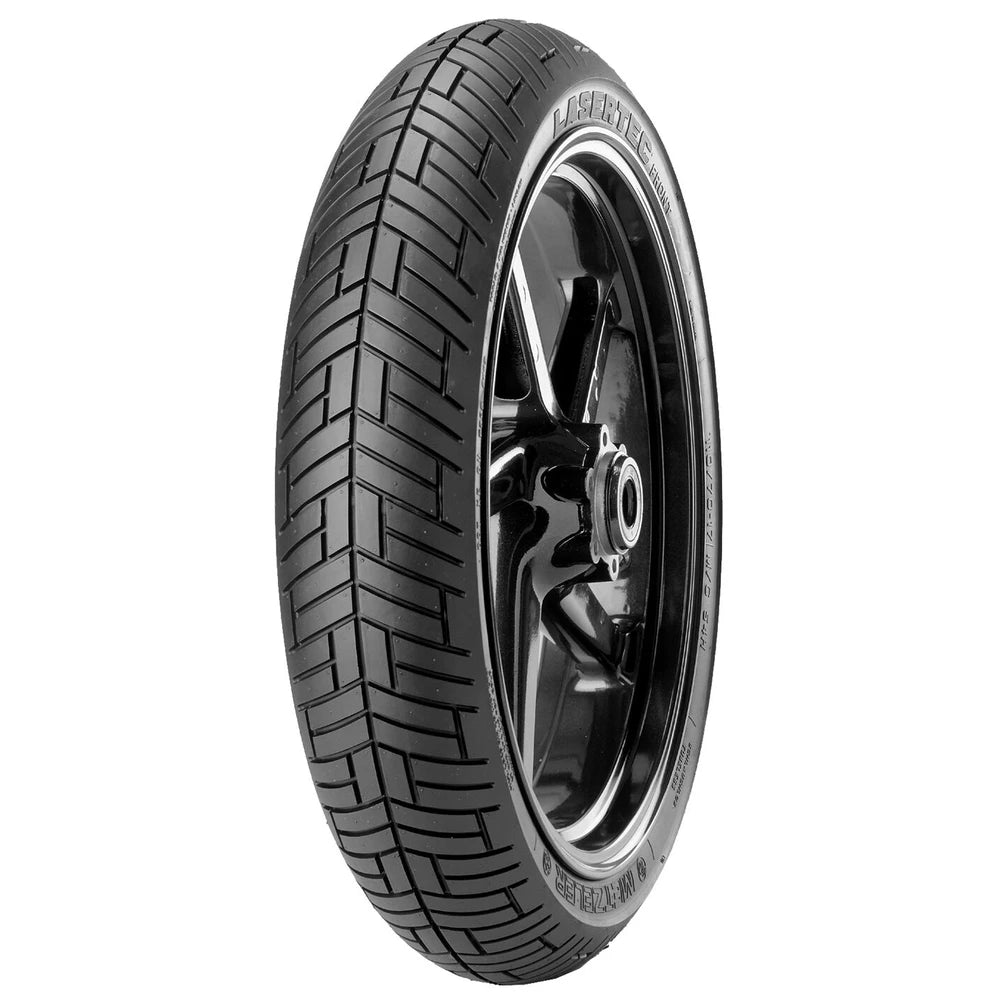 Metzeler Lasertec 3.25-19 54H TL – fordæk – originalt Metzeler MC-dæk med klassisk profil, stabilitet og forudsigelig kørefølelse.