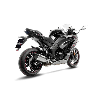 Kawasaki Ninja 1000 SX (21-23) m.fl. LeoVince LV-14 R slip-on – titanium – ekstra produktvisning af lyddæmper, finish og detaljer 4