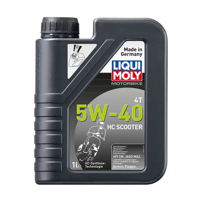 Scooterolie, 5W-40 – LIQUI MOLY Motorbike 4T HC Scooter – Advanced Full Synthetic – 1 L
