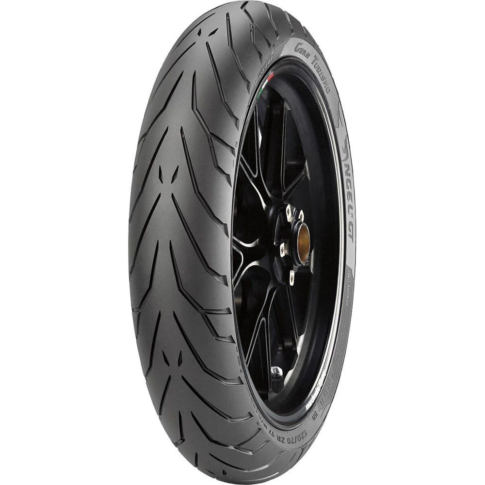 Pirelli Angel GT 120/70 ZR17 (58W) TL – spec. A – fordæk set fra siden – se profil og design på dette Pirelli fordæk hos Mo2parts.