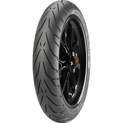 Pirelli Angel GT 120/70 ZR17 (58W) TL – spec. A – fordæk set fra siden – se profil og design på dette Pirelli fordæk hos Mo2parts.