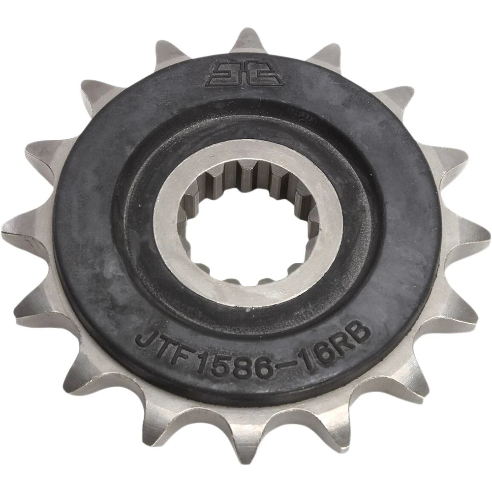 Fortandhjul 16T, 525 – stål, gummidæmpet, JTF1586.16RB – JT Sprockets