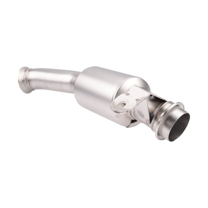 KTM 690 Duke (12-19) m.fl. LeoVince link pipe – rustfri – ekstra produktvisning af link pipe og monteringsdetaljer 5