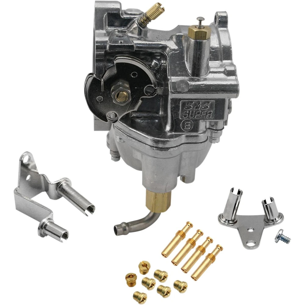 Harley-Davidson modeller (80-06) Super E Carburetor, Standard Bore / Super E, natural – S&S Cycle