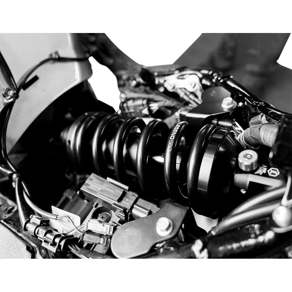 Legend Suspension Harley-Davidson Softail (15-26) REVO-A monoshock, 13", Heavy Duty, sort – produktbillede 6, varenr. 1310-2250