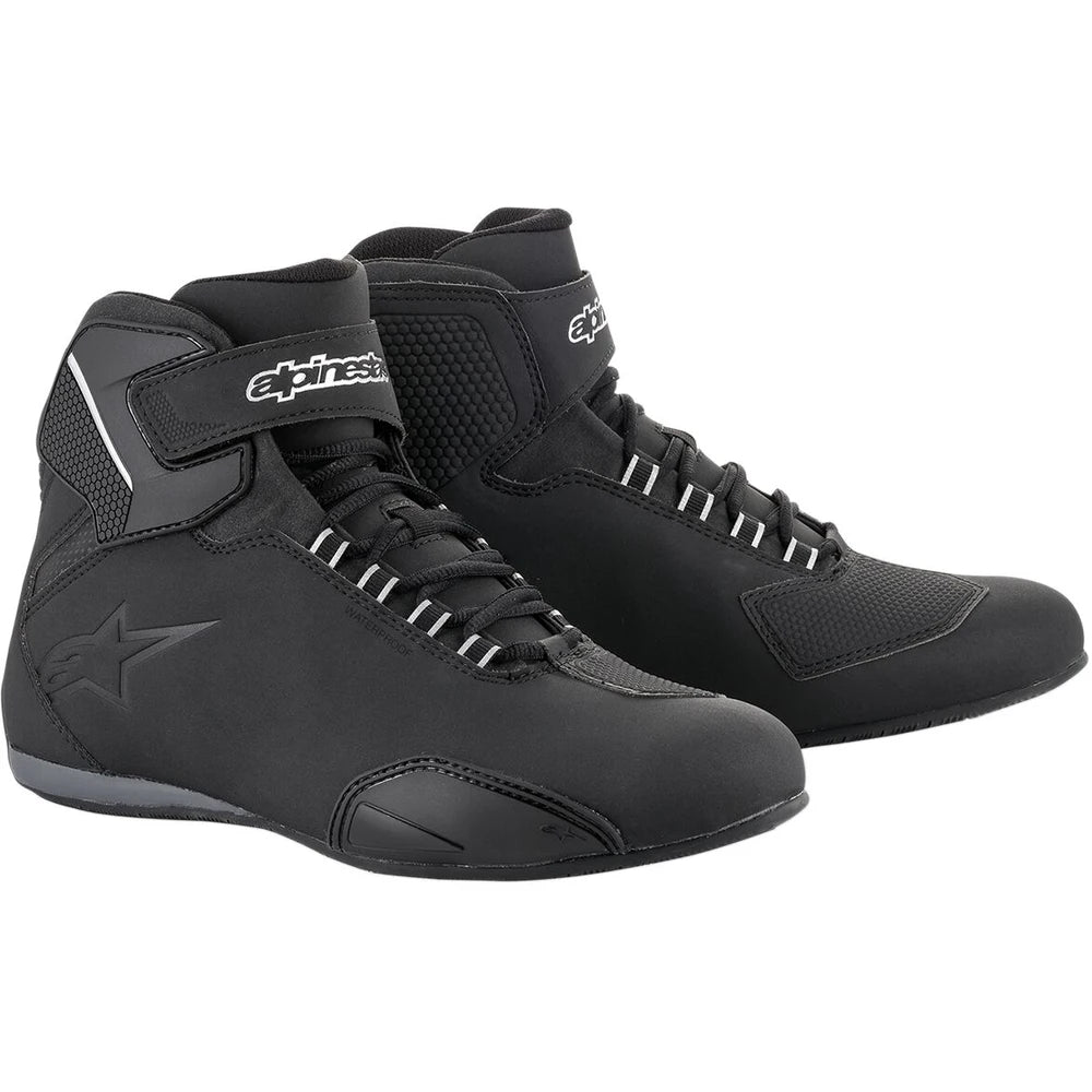 MC sko Sektor Waterproof, herre – Sort, str. EU 38,5 / US 6.5 fra Alpinestars – primært produktbillede