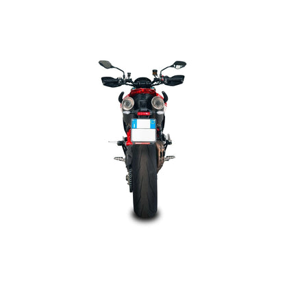 Ducati HYPERMOTARD 950 (19-25) GRID-O slip-on, titanium – Spark – måltegning og tekniske dimensioner, billede 5