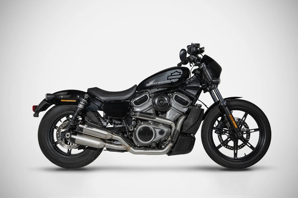 Harley-Davidson Nightster 975 (22-24) 2-i-1-i-2 komplet udstødning, E5-godkendt – Zard – produktbillede 2
