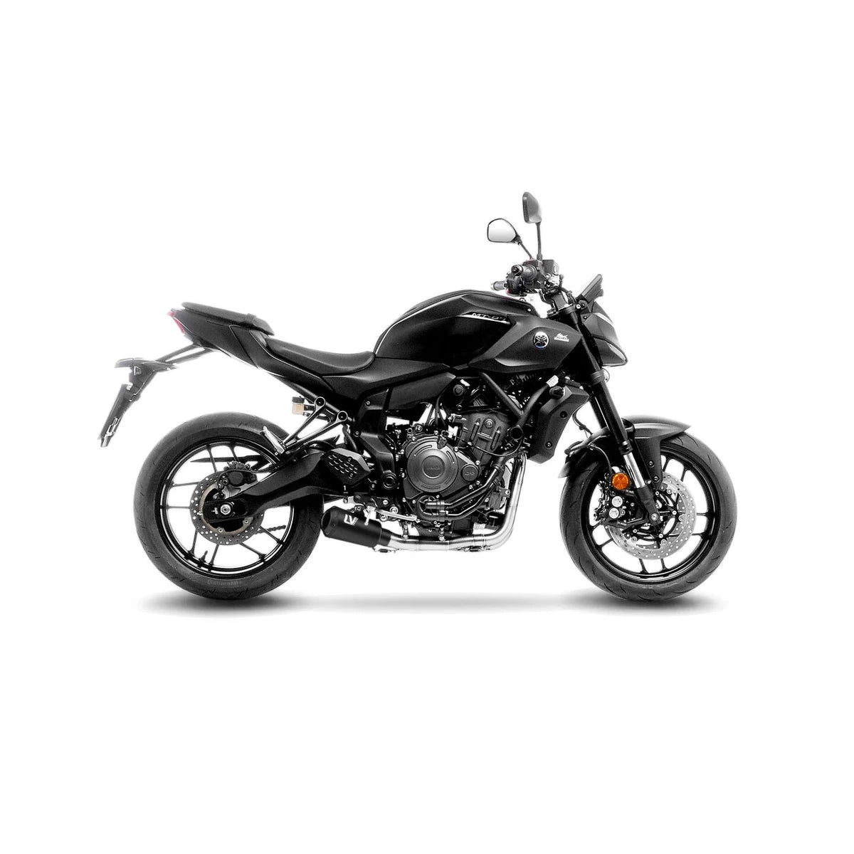 Yamaha MT-07 (20-26) m.fl. LeoVince LV-10 komplet udstødning – rustfri – 15272FBU – ekstra produktvisning af udstødningssystem, design og detaljer 2