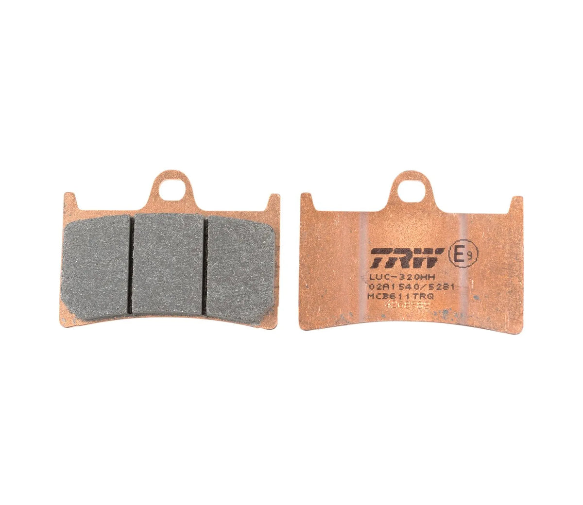 Yamaha YZF-R6 600 99-20 m.fl. – TRQ sinter-racingbremseklodser foran – TRW MCB611TRQ – original TRW-emballage