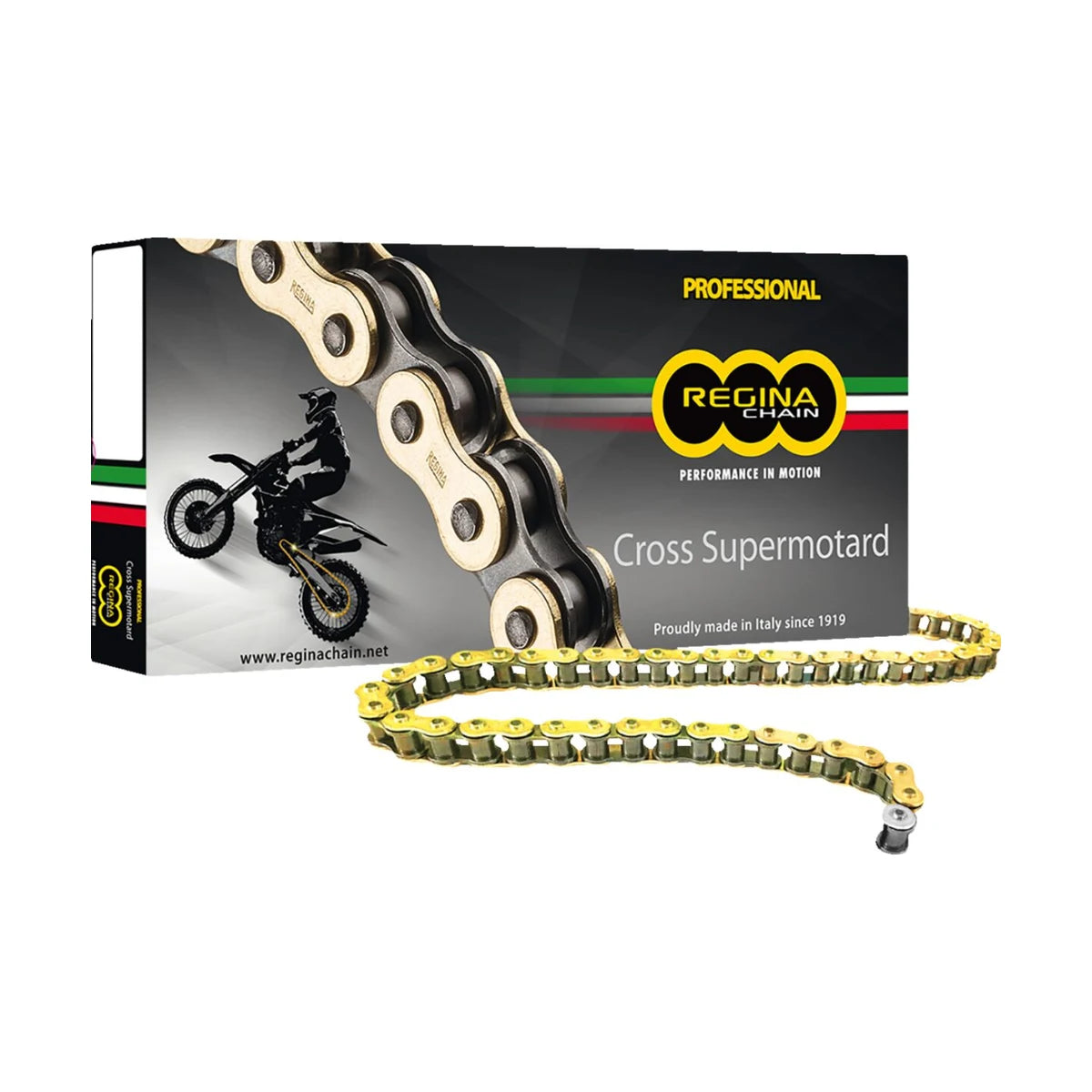 Regina 428 RH2 MC kæde 126 led guld