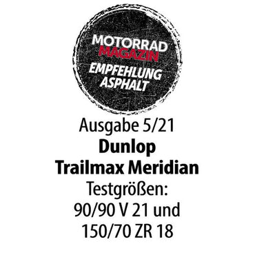 Dunlop Trailmax Meridian 170/60ZR17 72W TL – bagdæk – originalt Dunlop bagdæk med tryg adventure-touring og sikkert vejgreb. Køb hos Mo2parts. Produktbillede 2.