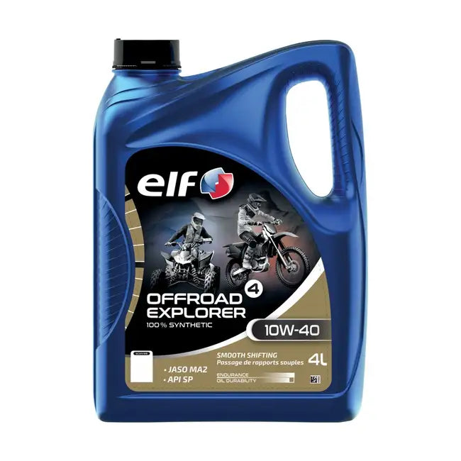 ELF Off-Road 4 Explorer 10W-40 4-takts motorolie til MC – 4 L