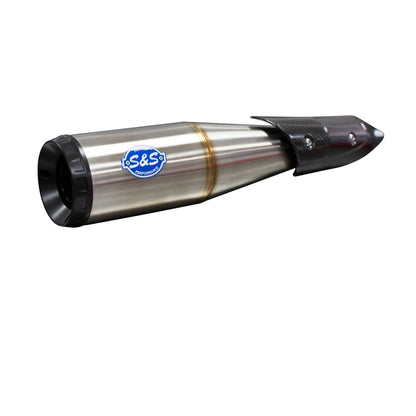 Indian FTR 1200 (19-22) Grand National EC Slip-On Mufflers, børstet – S&S Cycle