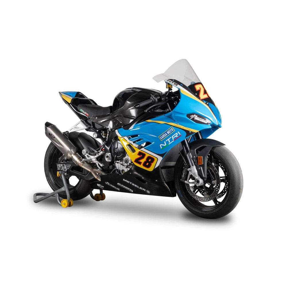 BMW M 1000 R / M 1000 RR / S 1000 RR (19-26) Force komplet udstødning, titanium – Spark – produktdetalje fra alternativ vinkel, billede 3