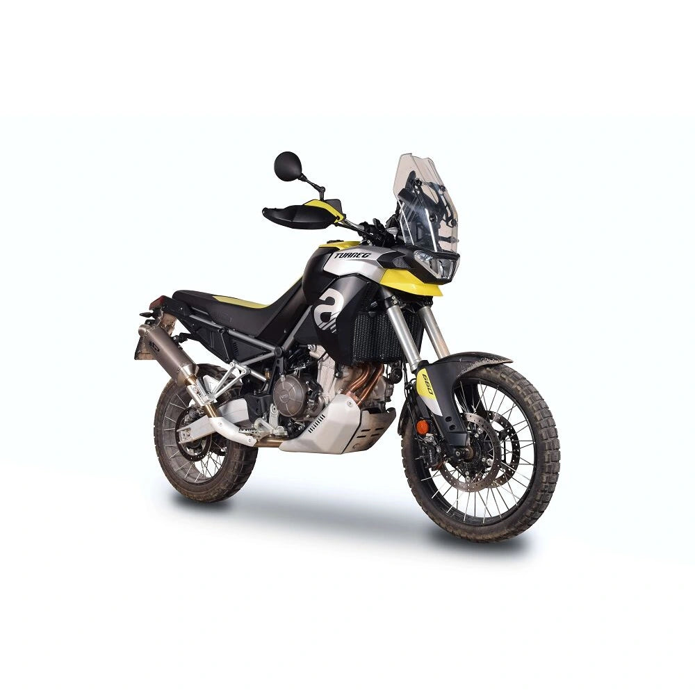 Aprilia Tuareg 660 (22-26) Dakar slip-on, titanium – Spark – produktdetalje fra alternativ vinkel, billede 3