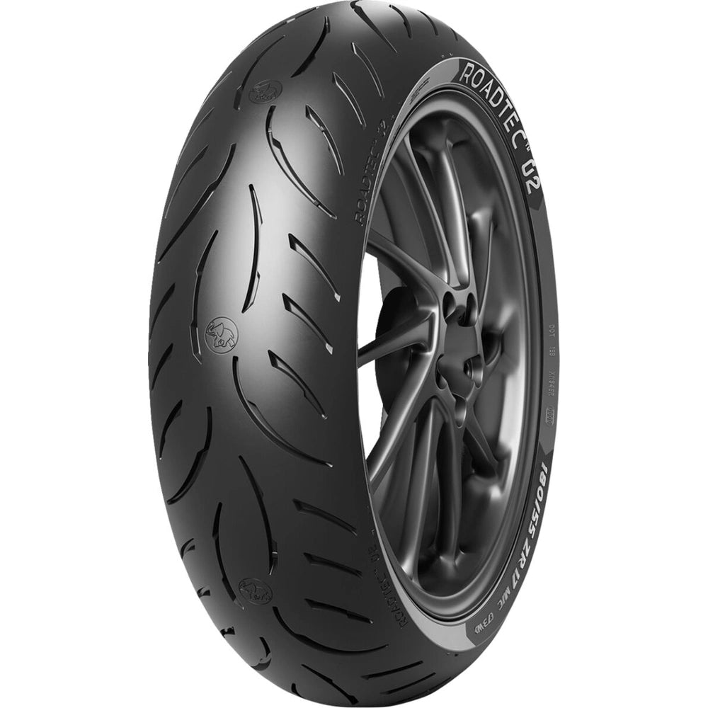 Metzeler Roadtec 02 170/60ZR17 72W TL – bagdæk – originalt Metzeler MC-dæk med stabilitet, præcis styring og sikkert greb i skiftende vejr.