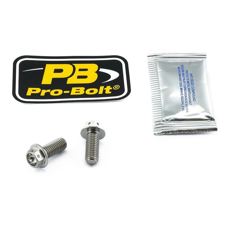 Bremsekaliberboltsæt bag, 2 stk. – Race Spec, Grade 5 titanium, TIRBMON170R – Pro-Bolt