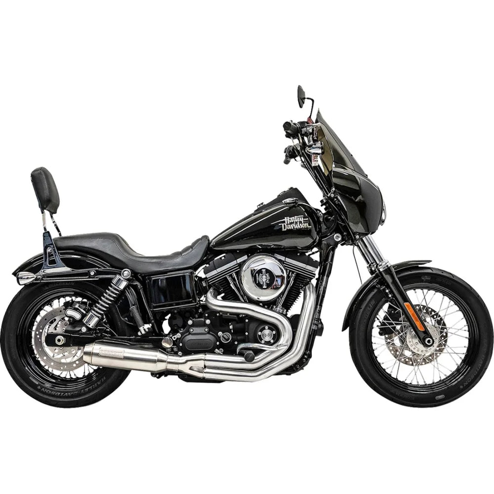 Harley-Davidson Dyna (91-17) 2-i-1 Mid-Length Super Bike komplet udstødning – Bassani