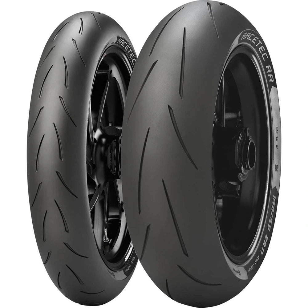 Metzeler Racetec RR 120/70ZR17 (58W) TL K2 – fordæk – alternativt produktbillede med fokus på dækprofil og design.