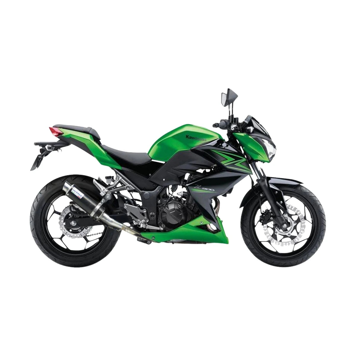 Kawasaki EX 300 (13-17) m.fl. LeoVince GP Corsa slip-on – carbon – ekstra produktvisning af lyddæmper, finish og detaljer 5