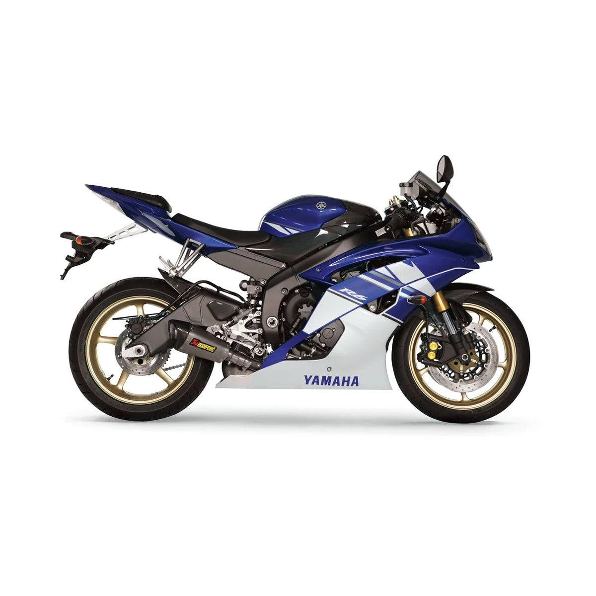 Akrapovič S-Y6SO9-ASZ slip-on monteret på Yamaha YZF-R6 600 (10-26)